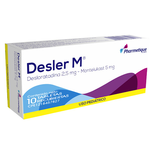 DESLER M 2,5MG 5MG X 10TAB MAST PHARMETIQUE