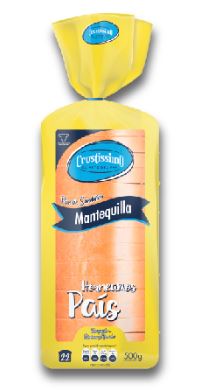 PAN SANDWICH CRUSTISSIMO 500GR MANTEQUILLA
