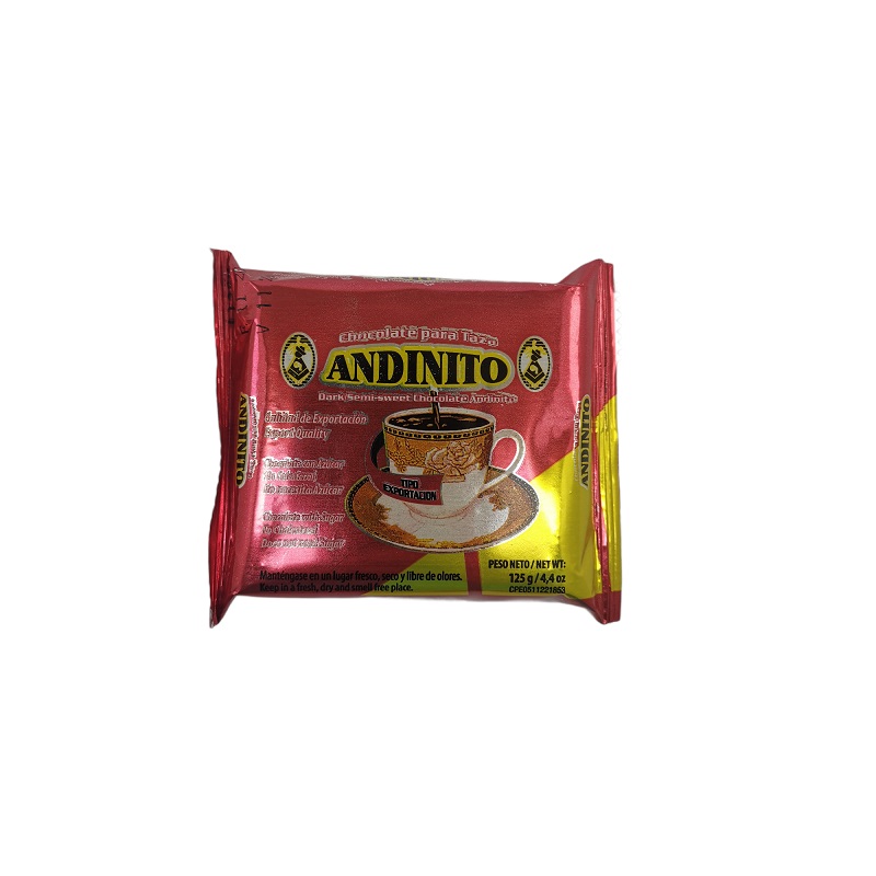 CHOCOLATE ANDINITO 125GR PARA TAZA
