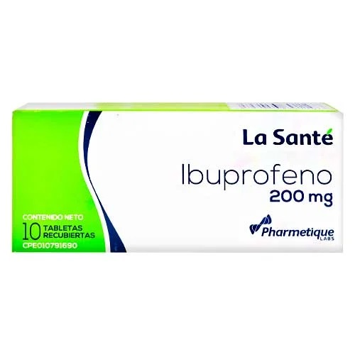 IBUPROFENO  200MG  X 10TAB LA SANTE