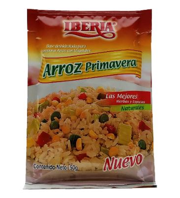 BASE IBERIA 50GR ARROZ PRIMAVERA