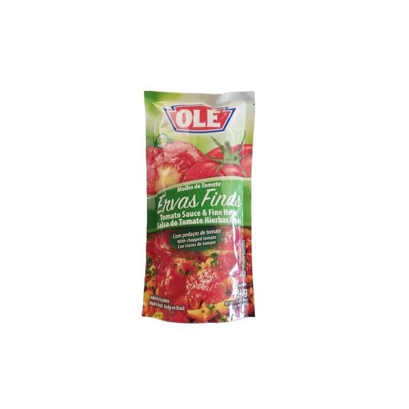 SALSA OLE 340GR PARA PASTAS FINA HIERBAS POUCH