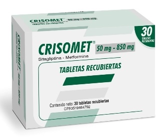 CRISOMET 50MG 850MG X 30TAB FARMA