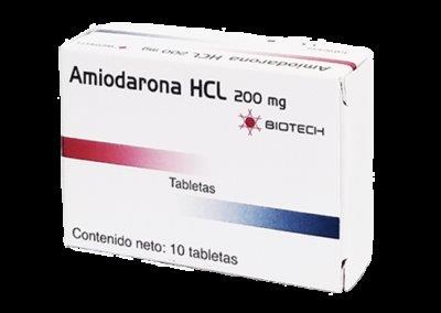 AMIODARONA HCL 200MG X 10TAB BIOTECH 