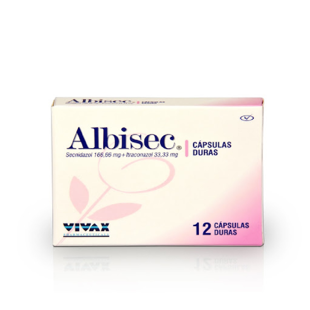 ALBISEC 166,66MG 33,33MG X 12CAPS VIVAX