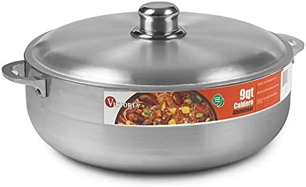 CALDERO DE ALUMINIO 26CM C/TAPA DE CRISTAL 40103