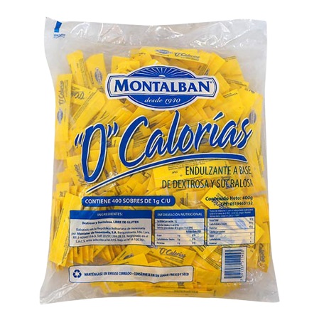 ENDULZANTE MONTALBAN 0 CAL 400G