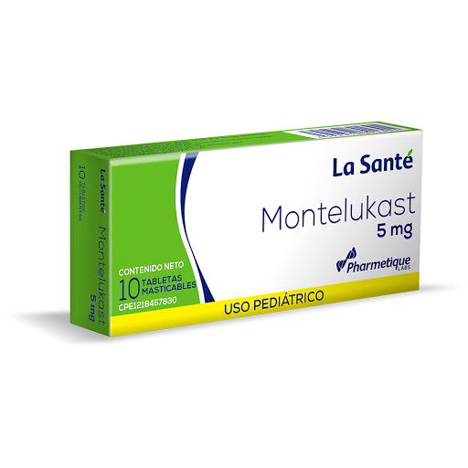 MONTELUKAST PED 5MG X10TAB LA SANTE
