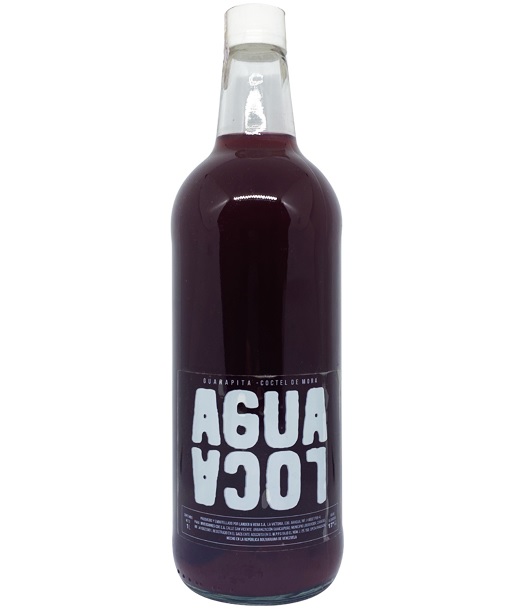 LICOR DULCE AGUA LOCA 1LT MORA