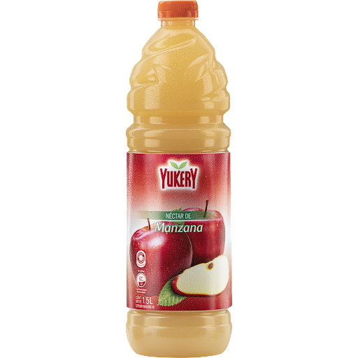 JUGO YUKERY 1.5LT MANZANA PET