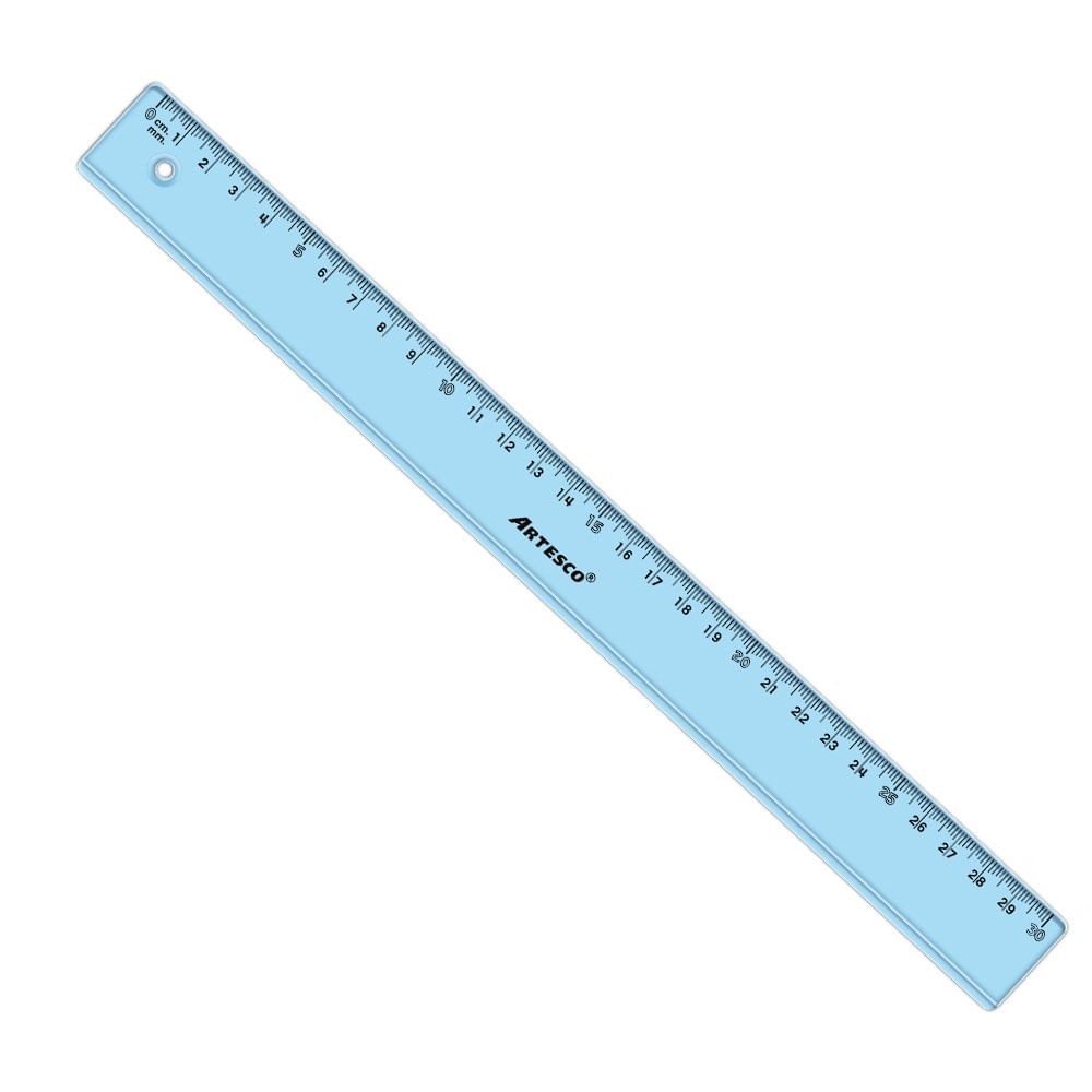 REGLA PLASTICA COLORES OFIMAK 30CM OK332