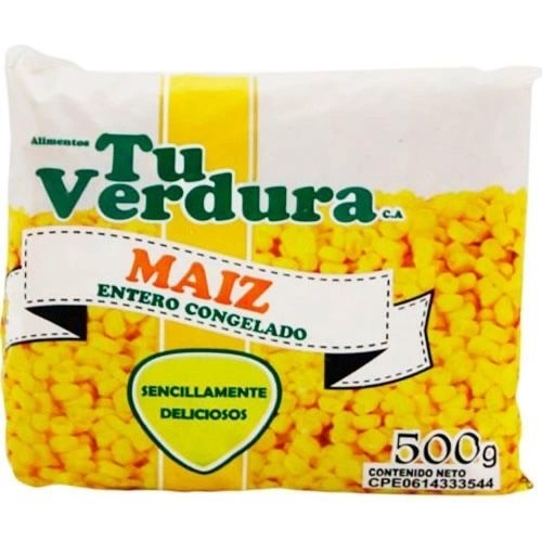 MAIZ DULCE TUVERDURA 500GR CONGELADOS