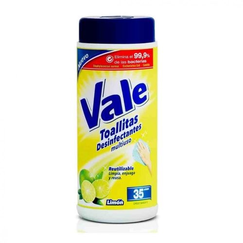 TOALLAS DESINFEC VALE LIMON/MULTI