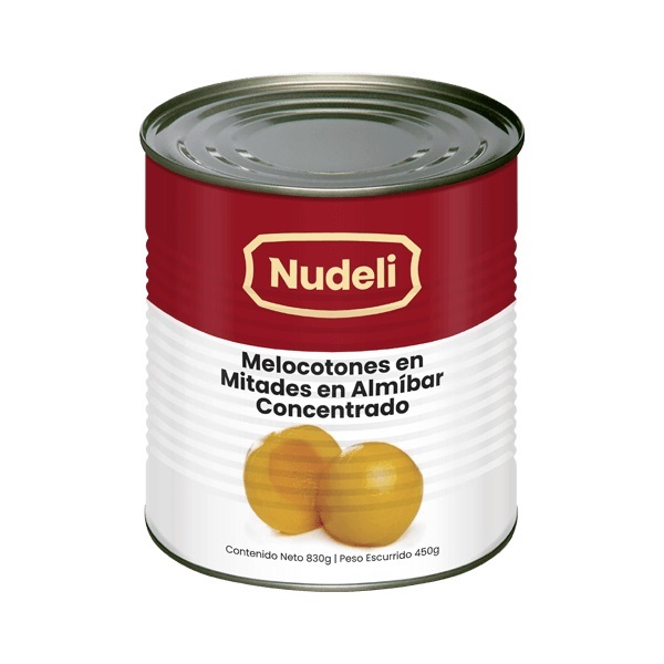 MELOCOTONES NUDELI 830GR MITADES