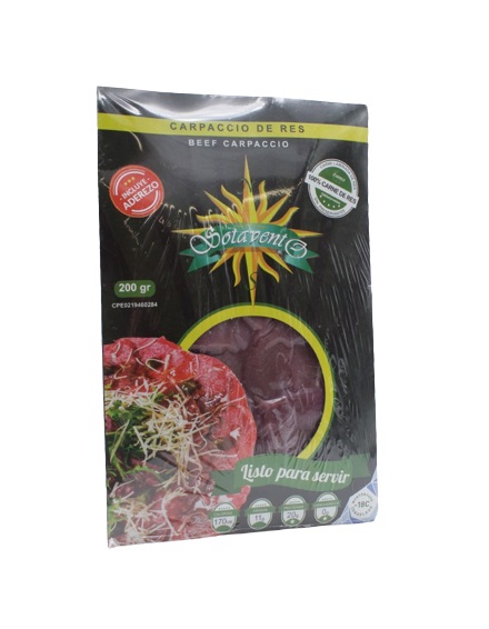 CARPACCIO DE RES SOTAVENTO 200GR