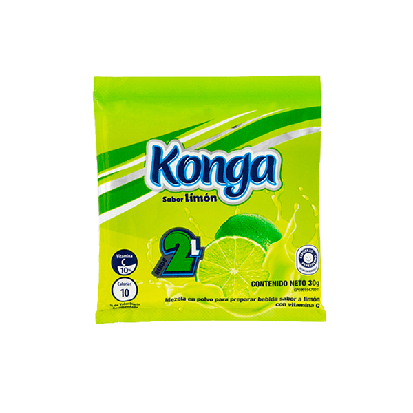 BEBIDA EN POLVO KONGA 30GR LIMON