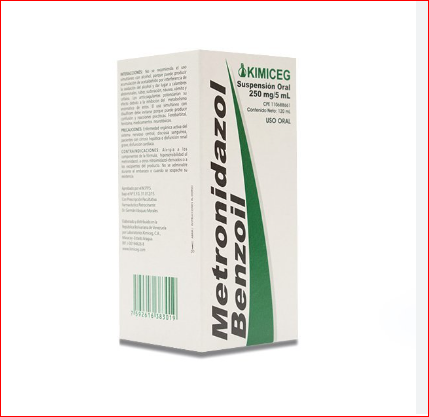 METRONIDAZOL 250MG/5ML X 120ML KIMICEG