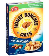 CEREAL POST 411G ALMOND HONEY BUNCHES OF OATS