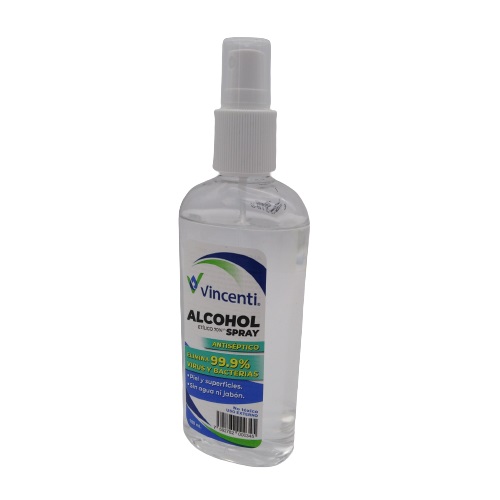 ALCOHOL ETILICO 70% 180ML SPRAY VINCENTI