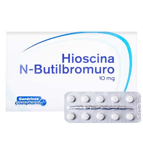 BUTILBROMURO D HIOSCINA 10MG X10TAB BLIS