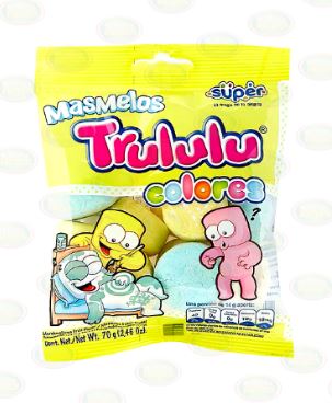 MASMELOS TRULULU 50GR CHOCO VAINILLA