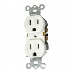 TOMA DOBLE 2P+T 270 BLANCO REF GM03-2