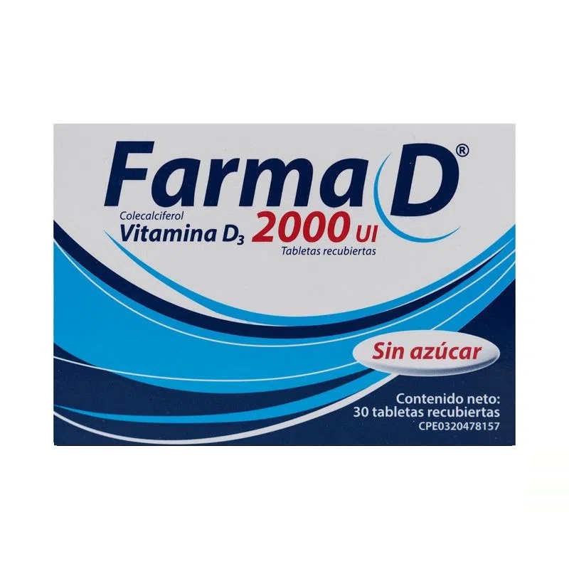 FARMA D 2000UI X 30TABLETAS