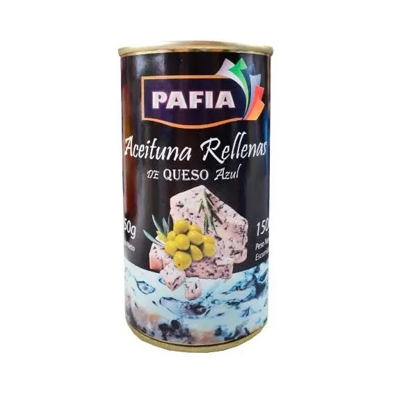 ACEITUNAS PAFIA 350GR QUESO AZUL