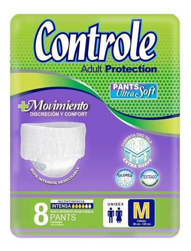 PAÑALES CONTROLE 8UND ULTRA SOFT M