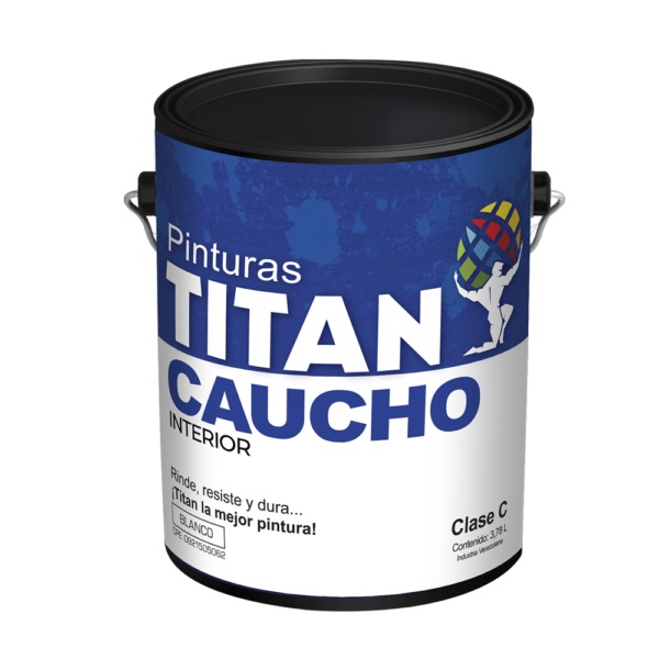 PINT CAUCHO TITAN MANPICA AZUL GALON