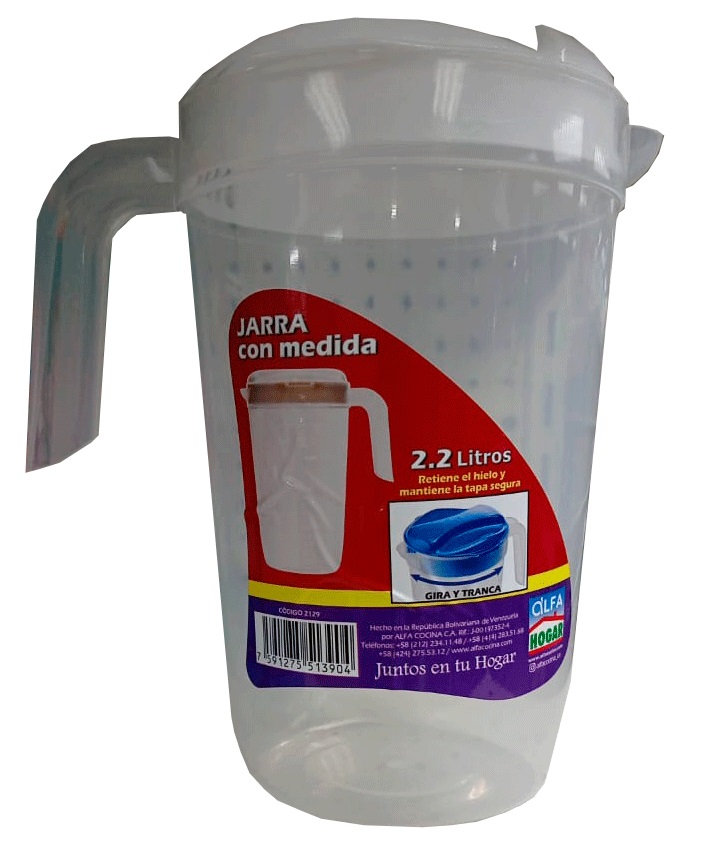 JARRA MEDIDORA ALFA HOGAR 2.2LTS REF2129