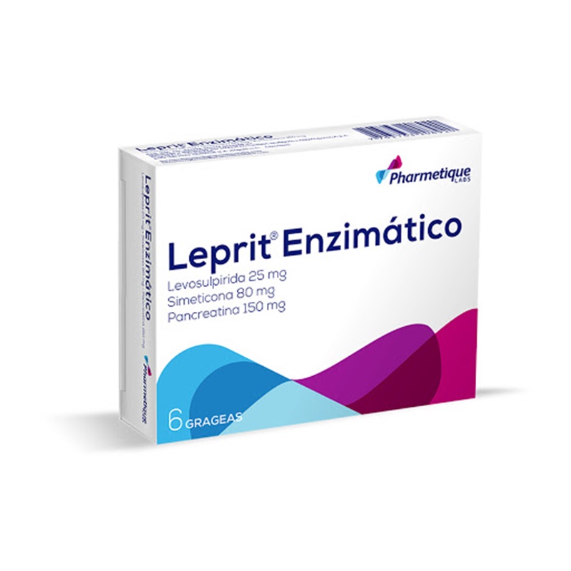 LEPRIT ENZIMATICO 6 GRAGEAS PHARMETIQUE