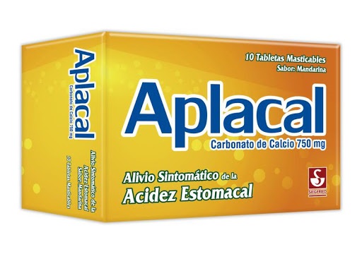 APLACAL MANDARINA 750MG X 10TAB