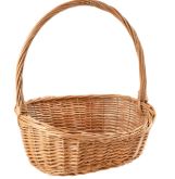 CESTA NAVIDEÑA MED. OVALADA C/ASA