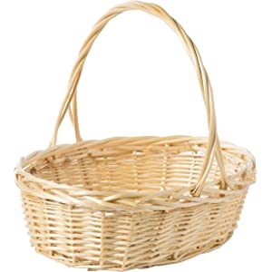 CESTA NAVIDEÑA PEQ. OVALADA C/ASA