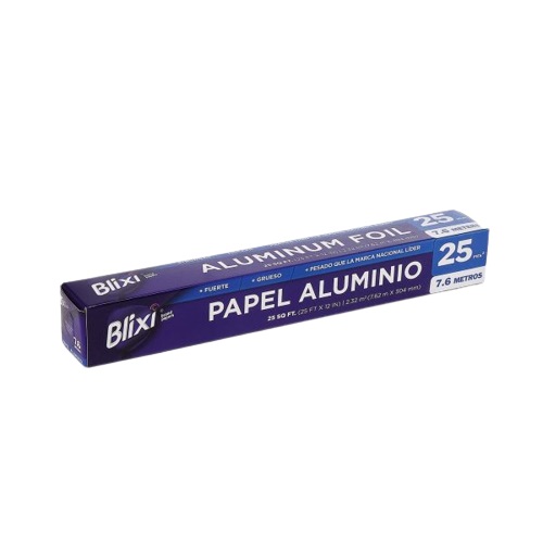 PAPEL ALUMINIO BLIXI 7.6 MTS