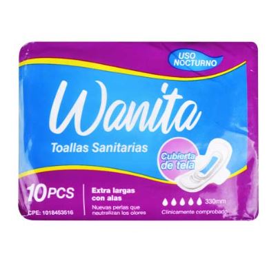 TOALLA SANIT WANITA 10UND EXTRA ABUND