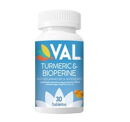 TURMERIC &amp; BIOPERINE 30CAPS VAL