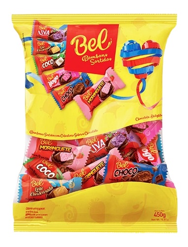 BOMBONES BEL 450GR SURTIDOS