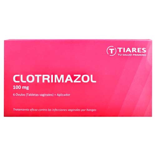 CLOTRIMAZOL 100MG X 6 OVULOS+1APLIC TIARES