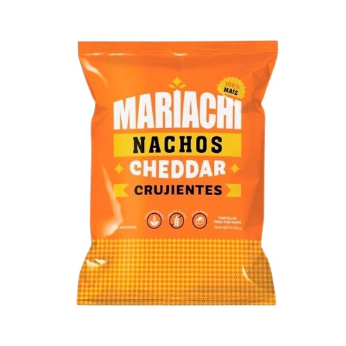 NACHOS MARIACHI 150GR CHEDDAR