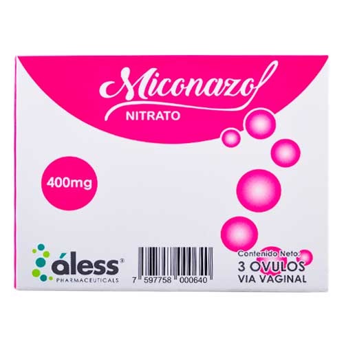 MICONAZOL 400MG X 3 OVULOS ALESS