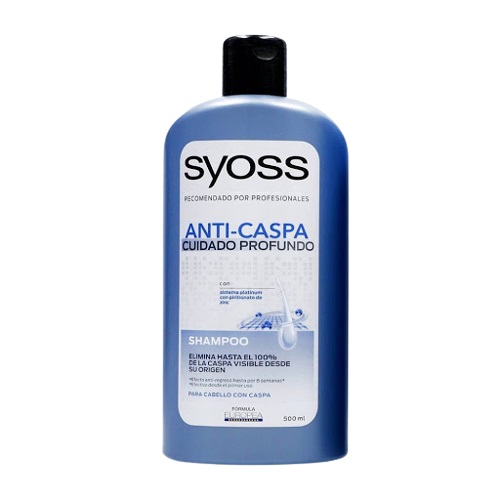 CHAMPU SYOSS 500ML ANTICASPA CUIDADO