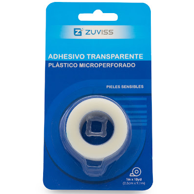 ADHESIVO TRANSP 2,5CM X 9,1M ZUVISS