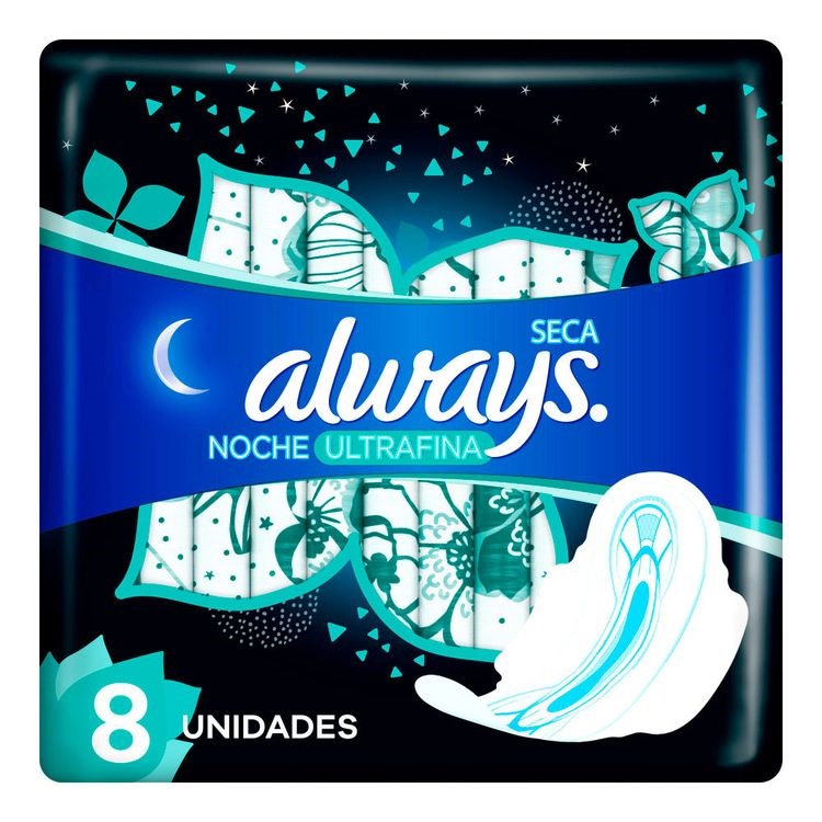 TOALLA SANIT ALWAYS 8UND NOCHE