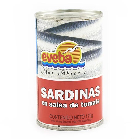 SARDINA EVEBA 170GR SALSA DE TOMATE