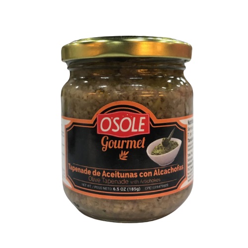 TAPENADE DE ACEITUNA OSOLE 185GR CON ALCACHOFA