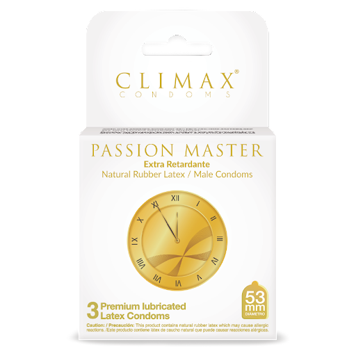 PRESERVATIVO PASSION MASTER X 3UNDS CLIMAX