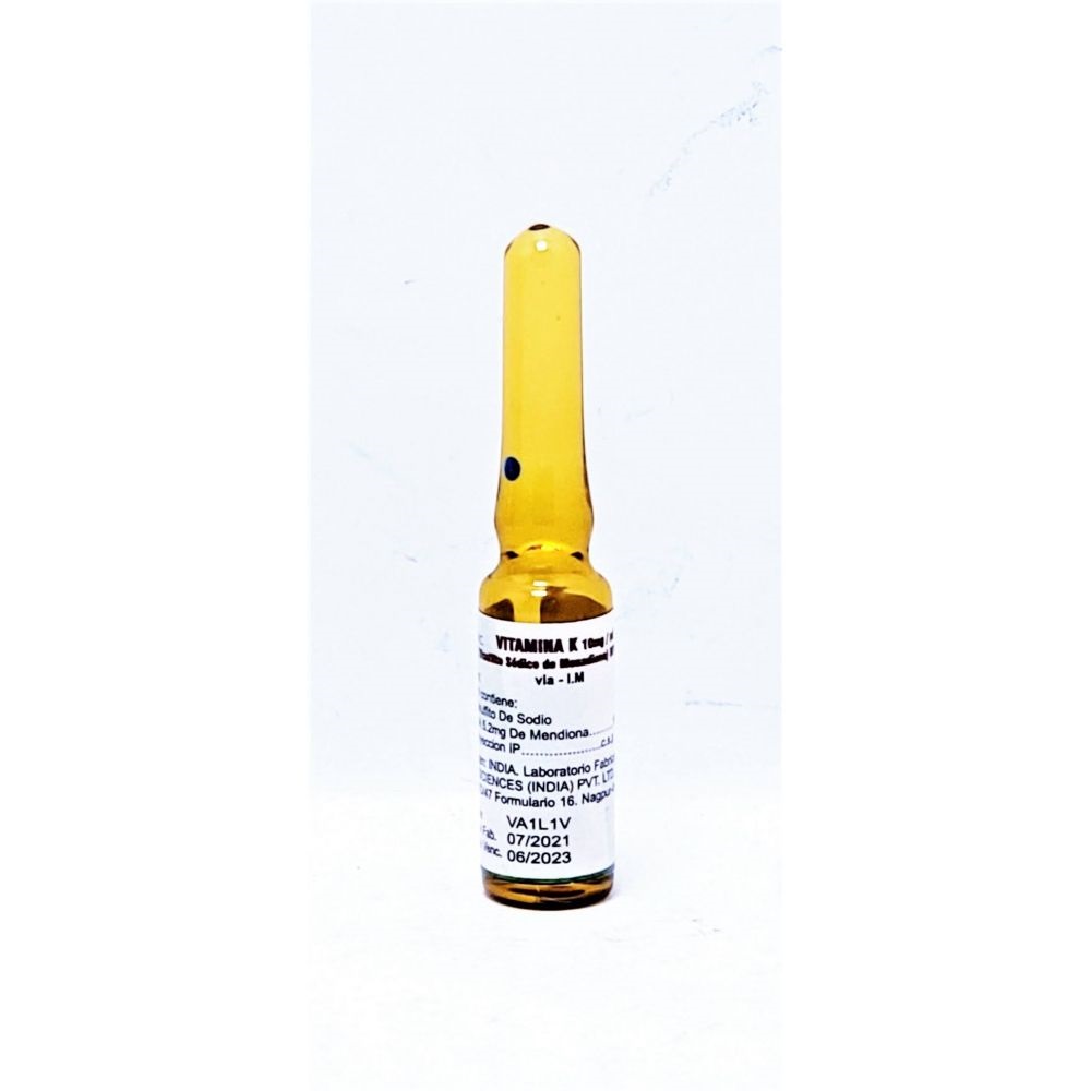 VITAMINA K 10MG / 1ML X 1AMP I.V I.M BRIXMEDIC