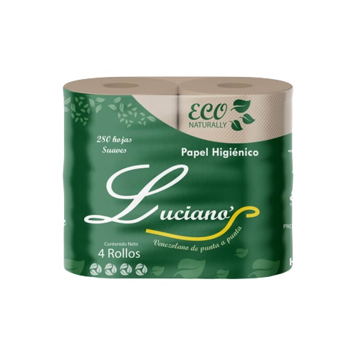 PAPEL HIG LUCIANO X4ROLL 280HOJ N